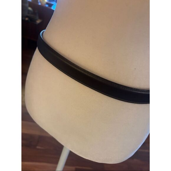 Talbots Black Leather Belt with Leather Coated Buckle - M main image 4